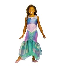 Disney Disguise Girls M 7/8 Ariel Little Mermaid Dress Halloween Costume