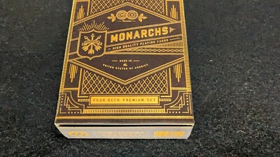 Monarch Playing Cards Four-Pack by theory11