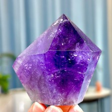 216G Ametista Naturale Geode Quarzo Grappolo Cristallo Esemplare Guarigione