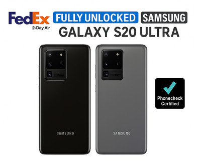 【美品】Galaxy S20 Ultra 5G Galaxy S20 Ultra 5G (SM-G988) Unlocked – Reliant Cellular