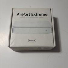 Apple AirPort Extreme Base Station A1143 2nd Gen MB053LL/A 802.11n WiFi Router