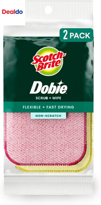 Dobie Scrub & Wipe Cloths, Sponge Cloths for Cleaning Kitchen, Bathroom, and Hou