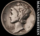 1941-S Silver Mercury Dime - Scarce  Better Date  No Reserve  #K1919