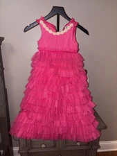 Hara Juku Tulle Dress With Pearls Toddler Size 4