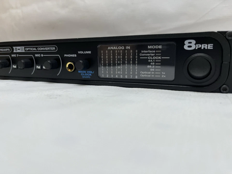 MOTU 8Pre USB Audio Recording Studio Interface With Power Supply - Image 2 of 4
