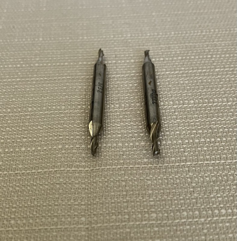 Lot Of Two HSS 3/32” End Mills. T-23.