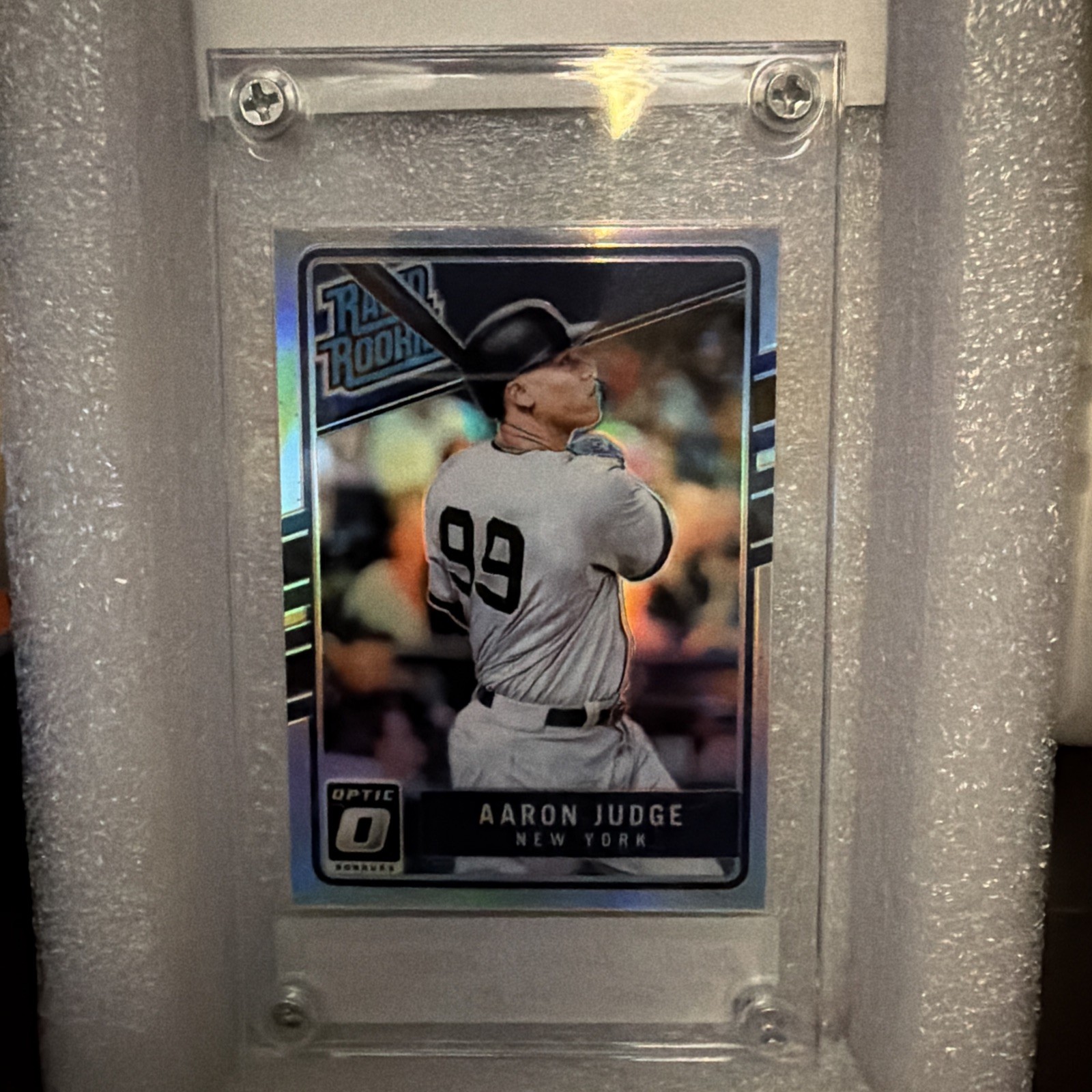 2017 Panini Donruss Optic - Rated Rookies Aaron Judge #38 Holo Prizm (RC)
