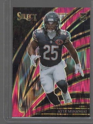 2025 Panini Select #274 Kyle Monangai Pink Prizm Shock