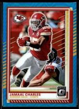 2025 Donruss Optic #29 Jamaal Charles Neon Blue #/399