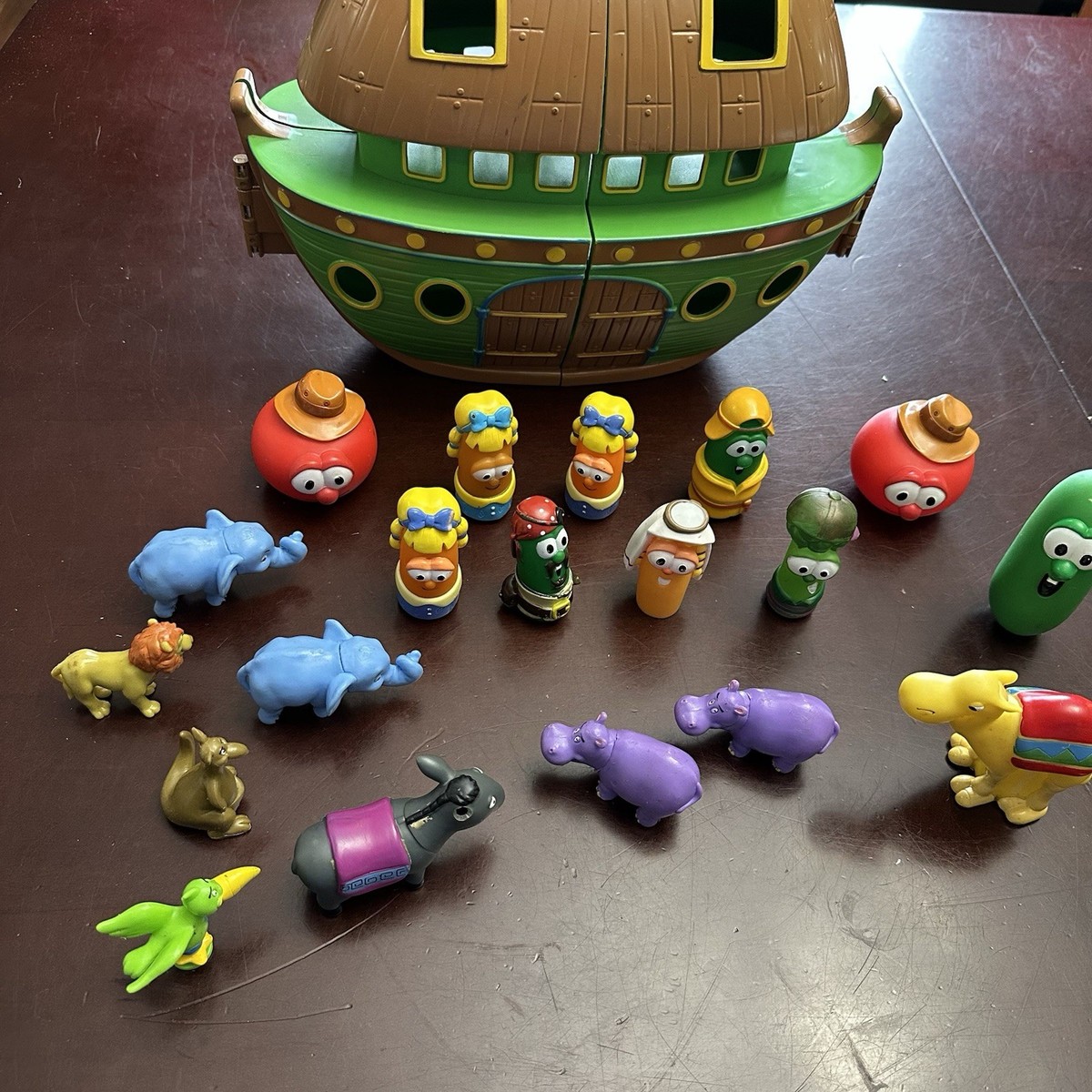 Large Set Big Idea VeggieTales NOAH'S ARK Play Set 2014 Animals