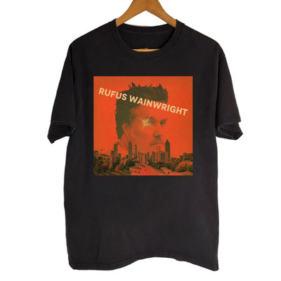 Rufus Wainwright - Fall 2026 Black Cotton Shirt S-5XL CL638