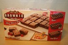 Perfect Brownie Pan Set & Recipes & Decorative Stencils NIB