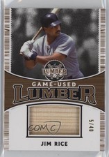 2024 Leaf Lumber Game Used Lumber Relics Bronze 5/40 Jim Rice #GUL-43 HOF 04br