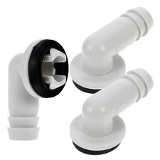 3 Pcs AC Drain Hose Connector Elbow Fitting 15 Conditioner Drain Adapter