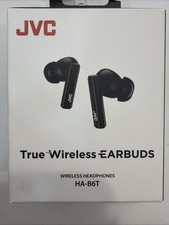 (9) JVC HA-B6T Black True Wireless Earbuds, Brand New Sealed In Box Unopened