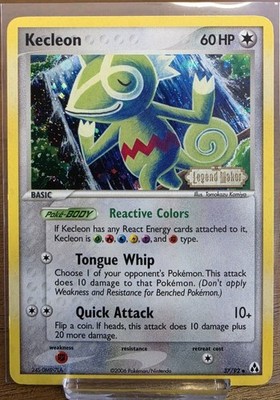 Pokémon Kecleon 37/92 Legend Maker Reverse Holo 2006 Lightly Played 