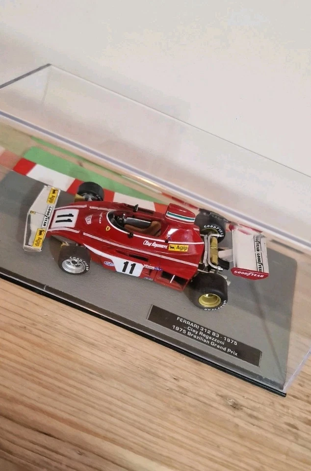 Colección Coches F1 Ferrari 312 B3 - 1975 Arcilla Regazzoni - Escala 1/43 Foto 2 de 2