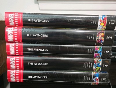 Avengers Omnibus 1 2 3 4 5 Complete Set Brand New and Sealed