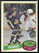 1980-81 O-Pee-Chee Andre St. Laurent #316 Los Angeles Kings