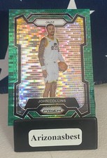 2023-24 Prizm John Collins #54 Green Pulsar Prizm (Rare) 01/25 Case Hit Jazz Wow