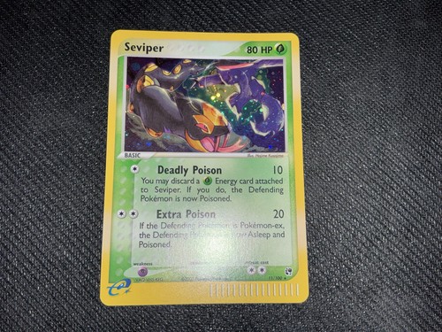 Pokemon - Seviper - 11/100 - Sandstorm Holo Set - Holo Rare - Eng - NM