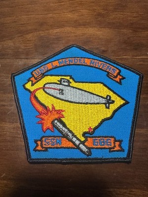 Vintage US Navy USS L. Mendel Rivers Submarine Patch