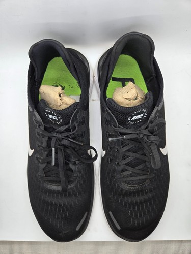 Nike Free RN 2018 Shoes Mens 12 Black Running Athletic Barefoot Workout Sneakers - Picture 3 of 8