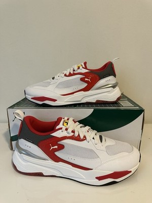 Size 11 PUMA Ferrari RS-Fast Men s Sneakers 307161 02 White Multicolor