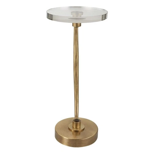 Uttermost 25227 Waveney 12" Diameter Crystal Top - Brass - Picture 5 of 5