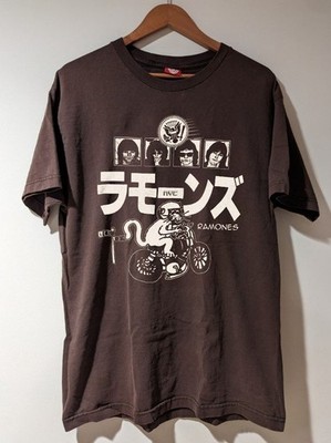 Ramones Japan Tour unisex vtg dark chocolate t-shirt QT7936