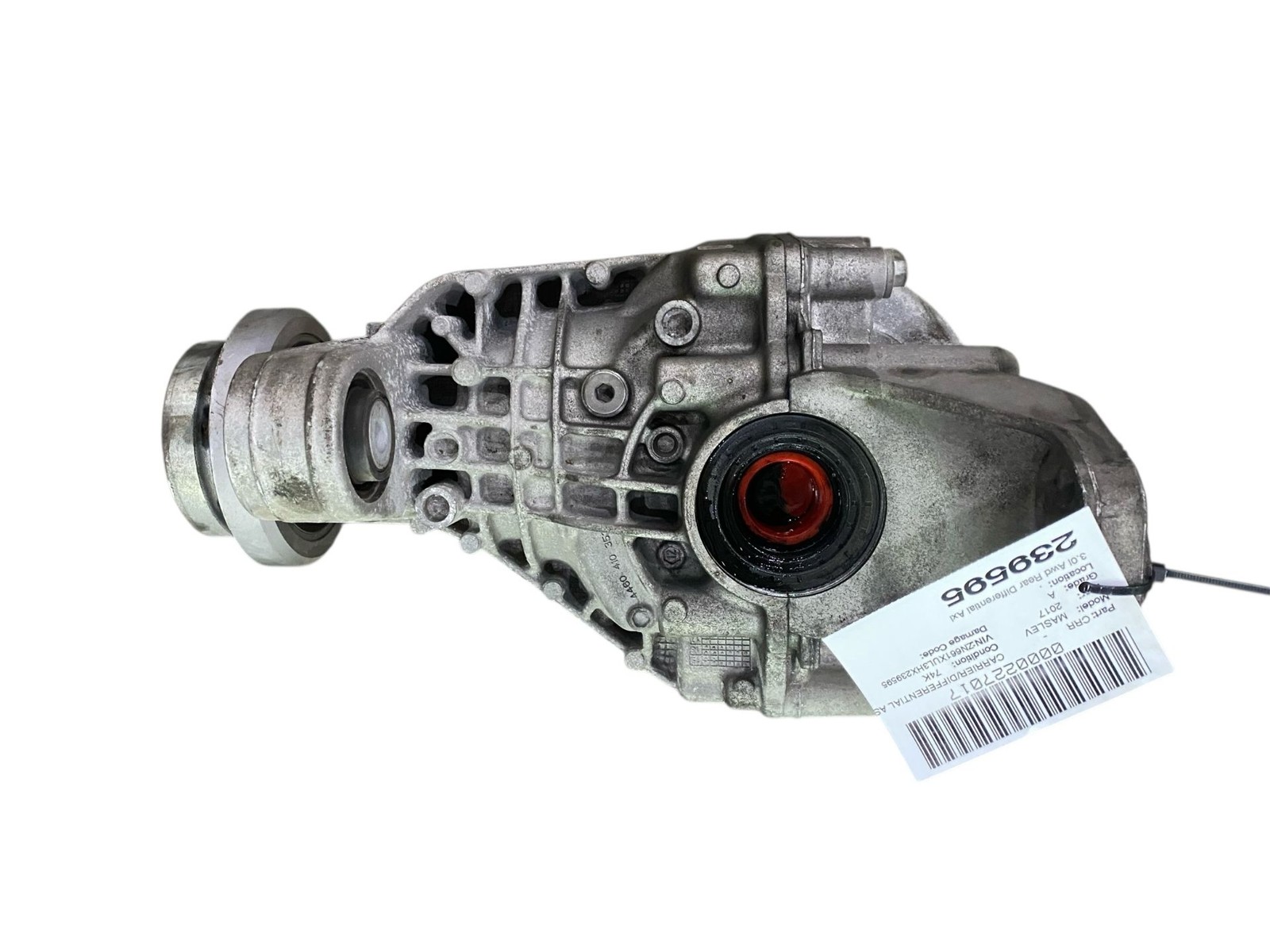 2017-2024 Maserati Levante M161 3l Awd Rear Differential Carrier Axle Ratio (2.8