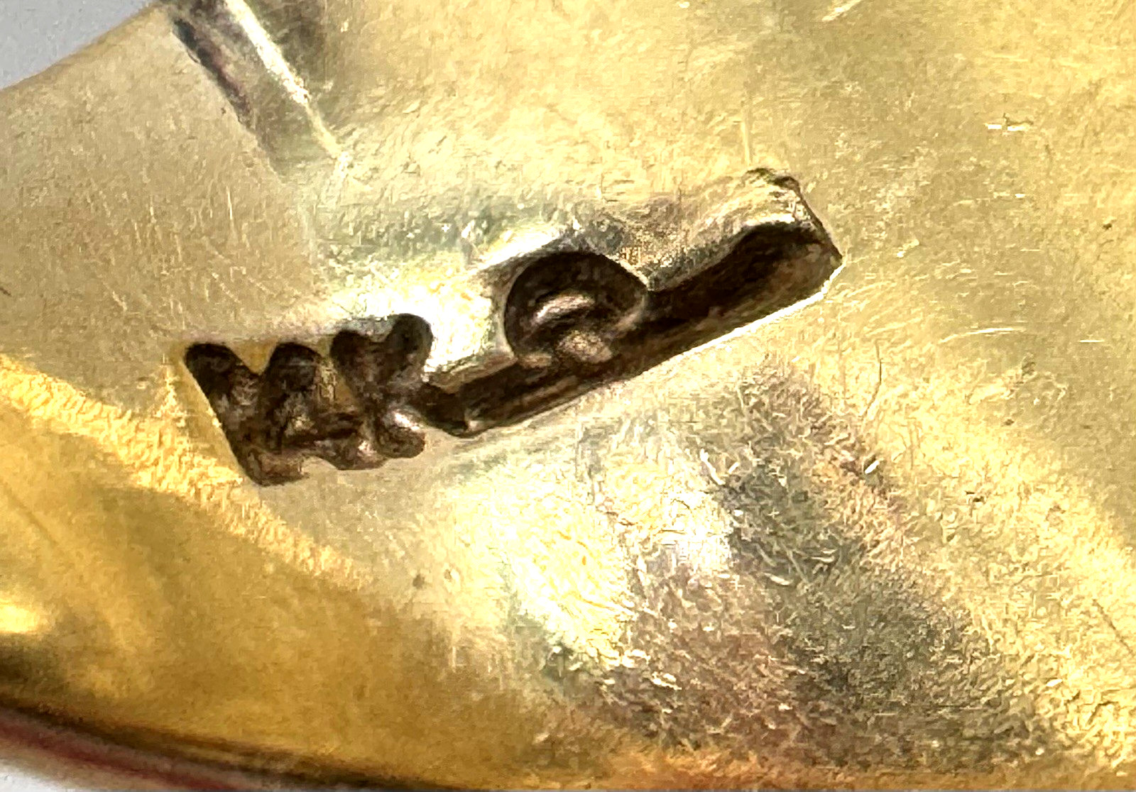 14K Solid Yellow Gold Initial Script Letter Monog… - image 16