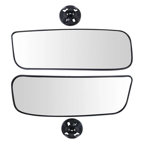 For Nissan NV3500 12-18 TRQ Driver & Passenger Side View Mirror Glass Set