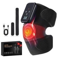 Knee Massager with Heat, Arthritis Pain Relief with 6 Heat Levels  9 Massage...