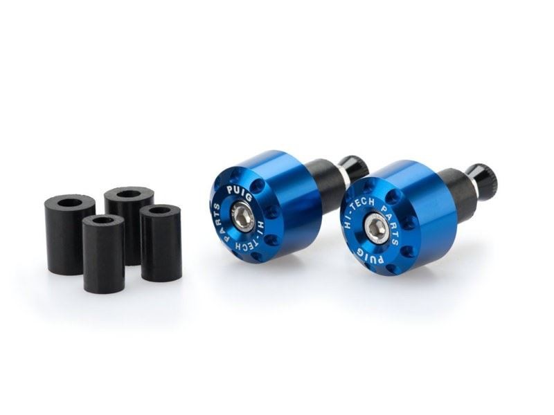 Puig Blue Short Bar End Weights BMW C400 GT 2018-2024
