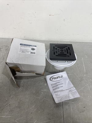 #ad PROFLO PF607MB Square Shower Drain Black $19.25