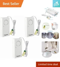 3-Pack Water Leak Sensor with 120dB Alarm - Ultimate Flood Detection Solution