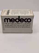 Medeco Biaxial 1-1/8" Mortise Lock Brass UL866M CT-Z00 3 Keys + Lishi + Collar