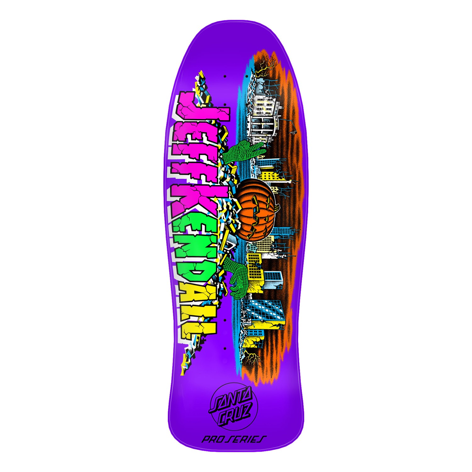 Santa Cruz Skateboard Assembly Kendall Pumpkin Reissue 10" x 30.12" Complete