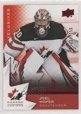 2020 Team Canada Juniors Men's U-20 Exclusives /250 Joel Hofer #42 Rookie RC sk2