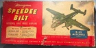 Monogram H-1 Speedee Bilt  B-25 Mitchell Bomber  Wood  + Plastic Model Plane Kit