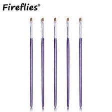 2/5/10PCS Upgrade Blade Eyeliner Brush Ultra Thin Flat Fine Eye Liner Makeup Bru