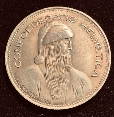 1965 Schweiz Samichlaus Santa Claus Helvetica Confederatio Hobo Token