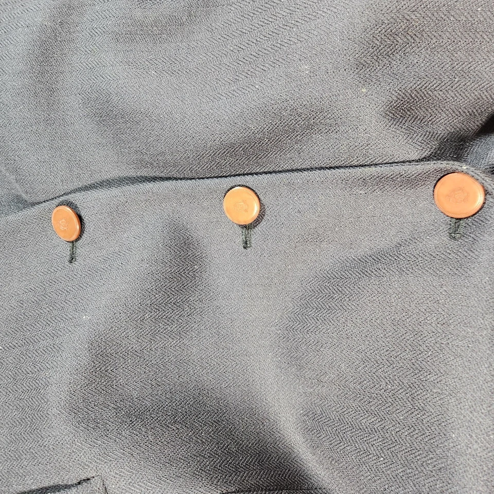 Vintage Ralph Ralph Lauren RRL Blazer Men's Size 50R Blue Three Button 100% Wool - Image 4 of 4