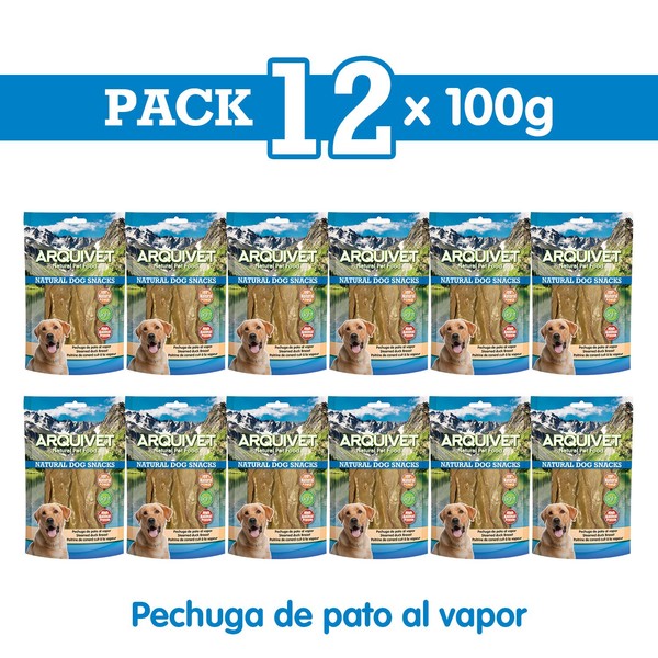 PACK 12 unidades - Pechuga de pato al vapor 100 g -