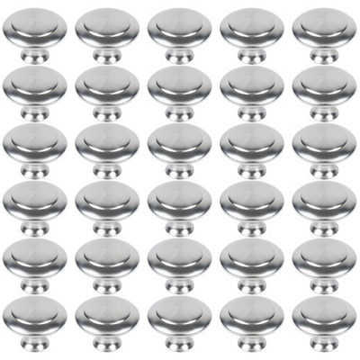 CHEF TIME 30 Packs Kitchen Cabinet 29MM30PS, 30 Silver Knobs 