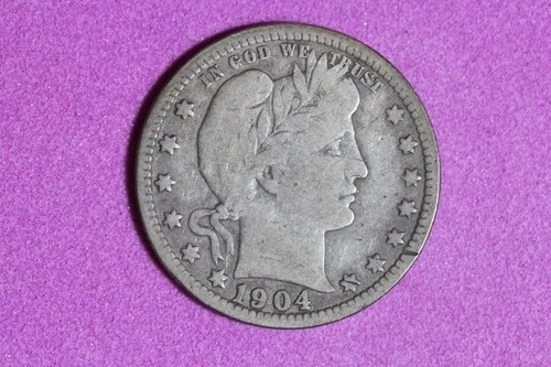 1904-O Barber Quarter — photo from another recent sale