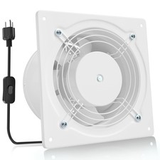 6 Inch Exhaust Fan 308CFM Wall Metal Extractor Kitchen Attic Garage HVAC