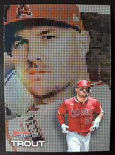 2025 Bowman's Best Mike Trout Pixel Portraits #P-9 ~ Los Angeles Angels