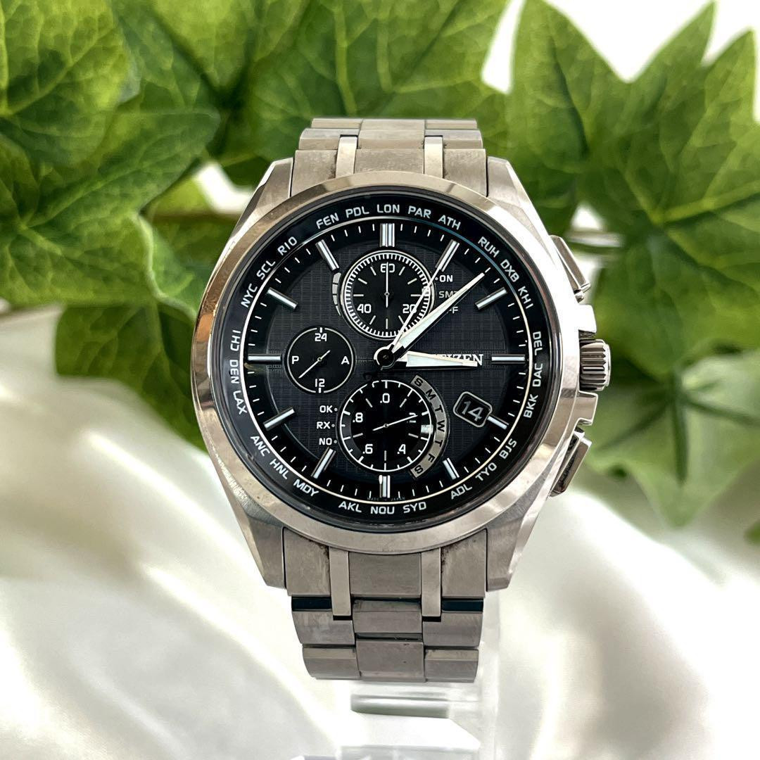 Citizen Attesa H804-T018696 AT8040-57E Day Date Eco Drive Citizen Attesa H804-T018696 AT8040-57E Day Date Eco Drive